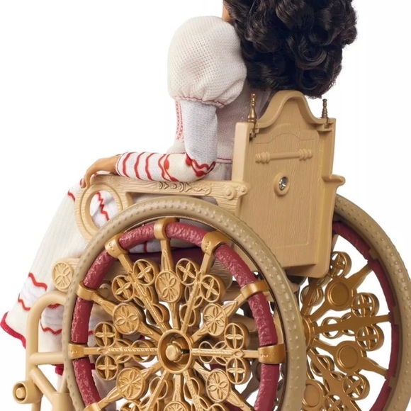 🏆 COLLECTIBLE OZ Wicked Movie Doll Nessarose Wheelchair URL MISPRINT BOX ERROR - Picture 5 of 7